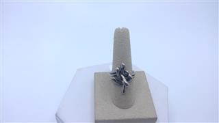 Lady's Silver Ring 925 Silver 7.6g Size:6
